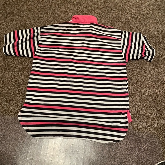 VINTAGE 80’s Ocean Pacific MENS small Shirt - Pink and Black - Picture 4 of 4